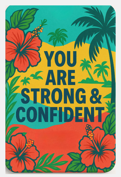 "You Are Strong & Confident" Empowerment Air Freshener